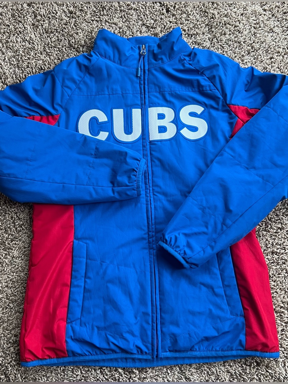 Chicago Cubs MLB Majestic Insulated Full Zip Jacket